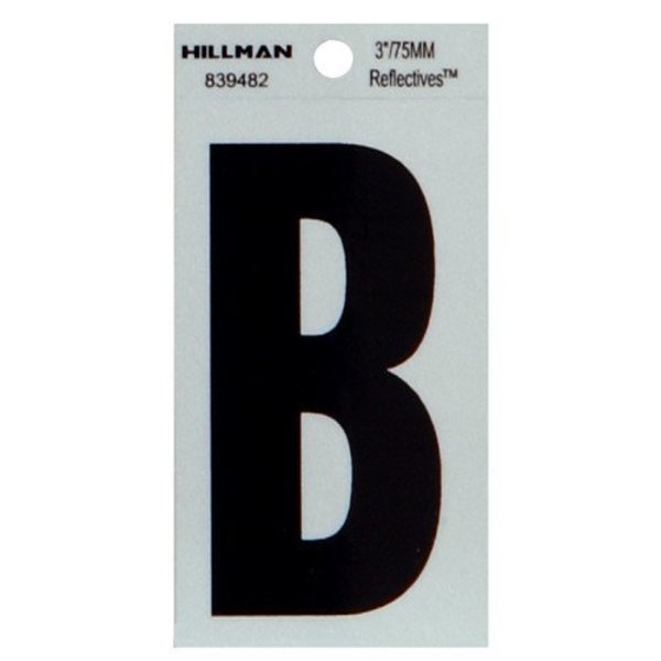 Hillman 3" Blk B Thin Adhesive 839482